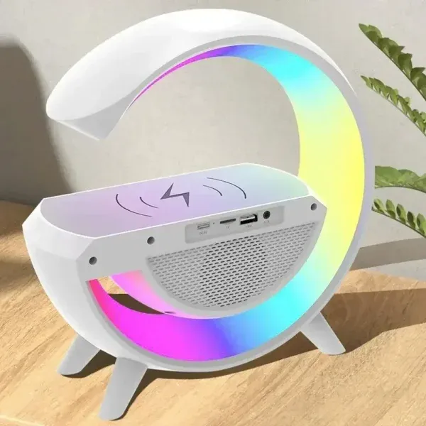 LED Clock Speaker Lamp Wireless & Multi-Use