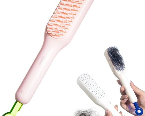 One-Click Clean Hair Comb